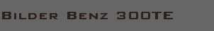 Bilder Benz 300TE